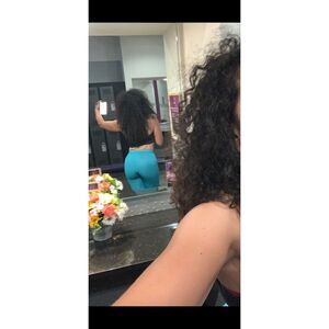 Adidas climachill blue leggings workout size S